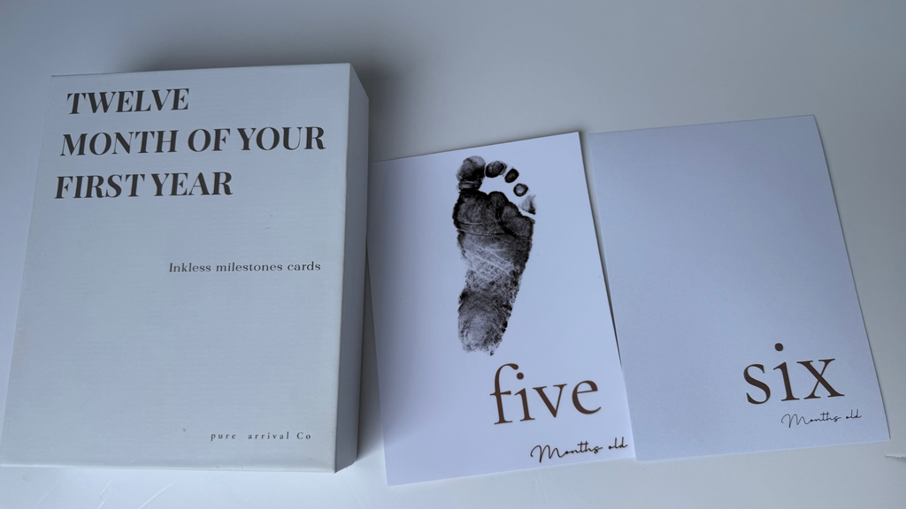 Twelve Months  Inkless Milestone Card Kit